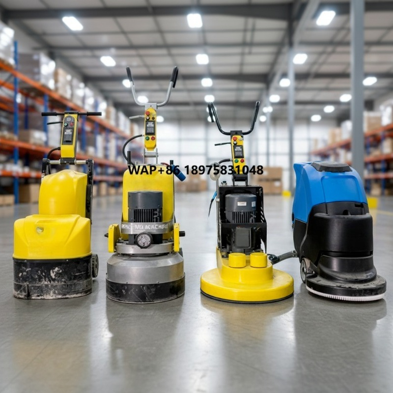 Floor Grinding Machine - เครื่องเจียรคอนกรีตแบบไร้ฝุ่นเพชร เครื่องขัดและเจียรพื้น โรงงานอุตสาหกรรม เครื่องขัดพื้นโรงงาน
