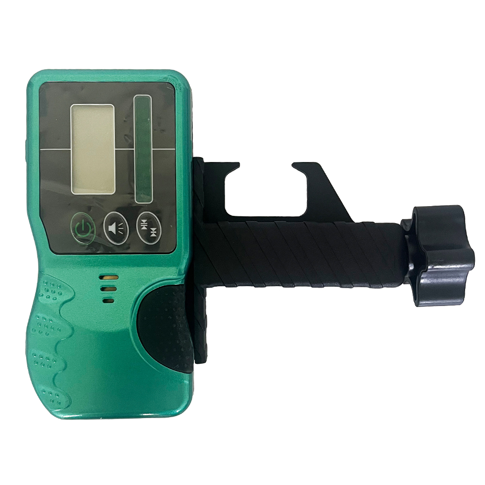 Laser Level Rotary - HEIPOE ตัวรับระดับเลเซอร์แบบหมุนปรับระดับได้เอง / เครื่องตรวจจับระดับเลเซอร์แบบหมุนกลางแจ้งพร้อมที่หนีบสำหรับงานหนัก