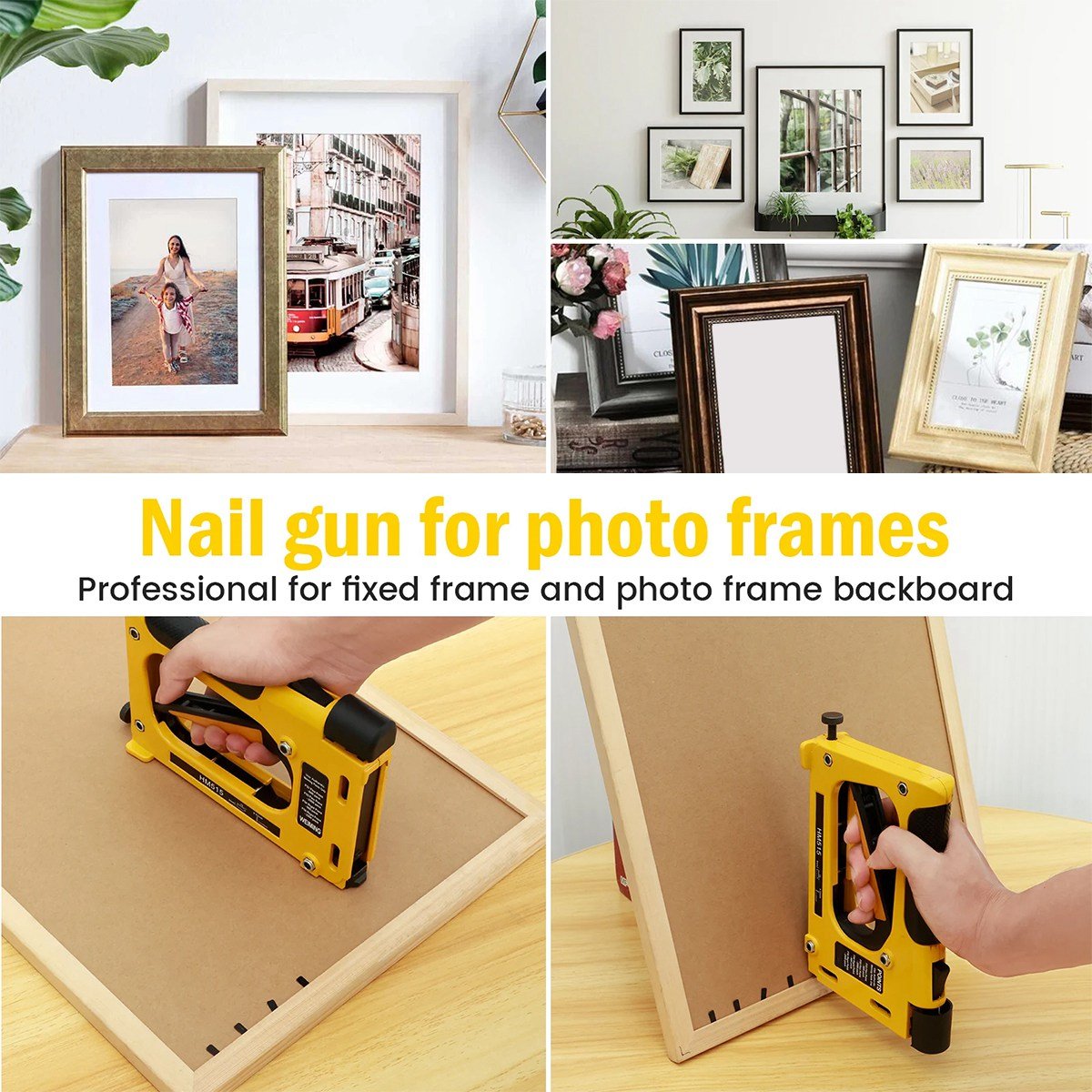 Heavy Equipment Pictures - เครื่องเย็บตะปู A24I สำหรับงานไม้ เฟอร์นิเจอร์ งานก่อสร้างหนัก งานกรอบรูป