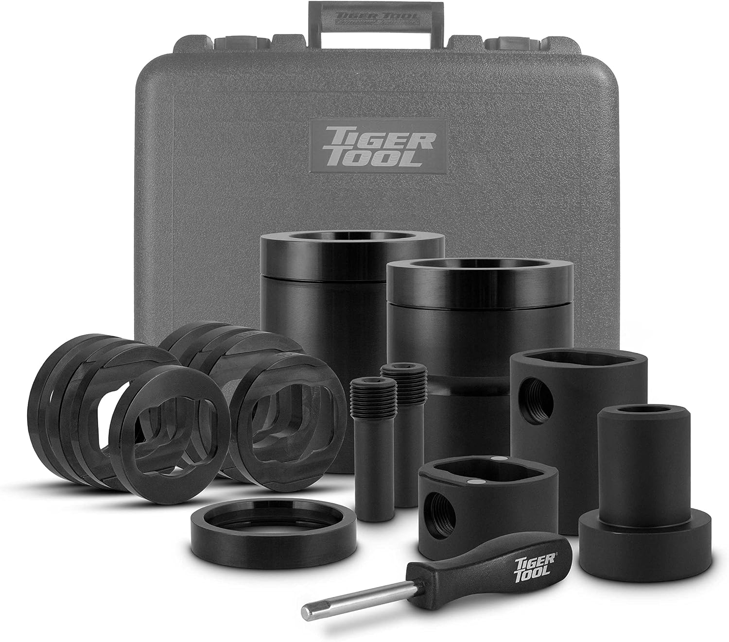 Heavy Equipment Used - อะแดปเตอร์สำหรับถอดสลักและบูช Tiger Tool รุ่น 15013 ใช้ร่วมกับชุดเริ่มต้นสำหรับถอดสลักและบูชสำหรับรถบรรทุกกึ่งพ่วงและอุปกรณ์หนัก
