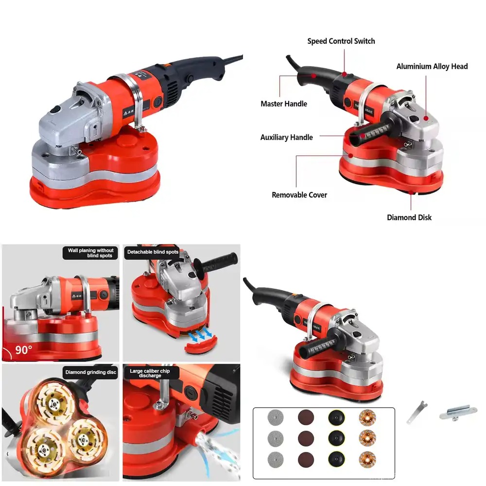 Floor Grinding Machine - เครื่องขัดพื้นคอนกรีตแบบไร้ฝุ่นสำหรับขัดพื้น ขัดหยาบ ขัดผิวแข็ง และฟื้นฟูพื้นผิว