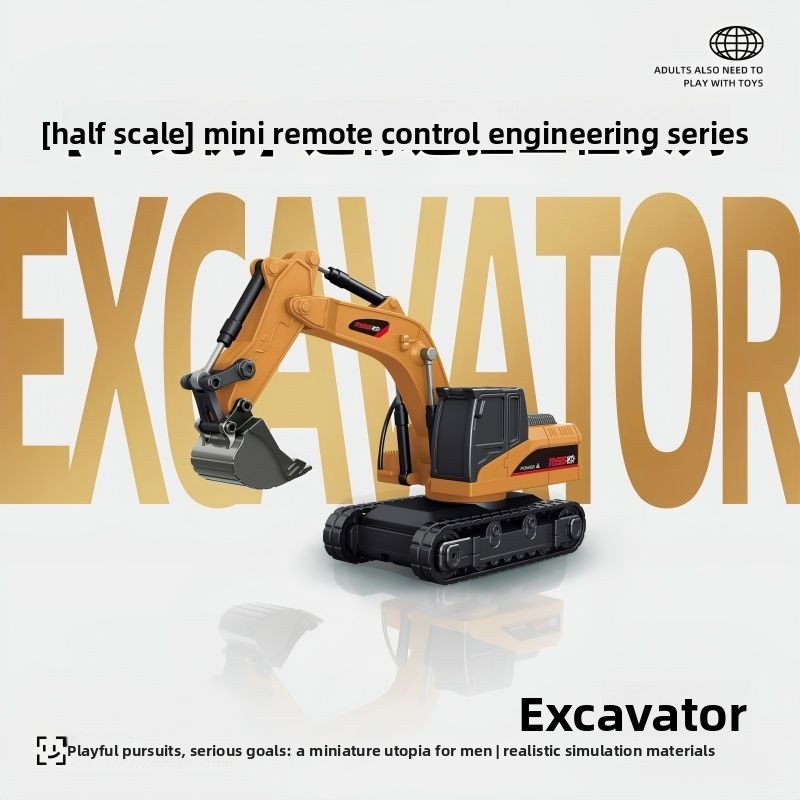 ชุดรถวิศวกรรม RC โลหะขนาด 1:64 - Heavy Equipment Excavator บทวิจารณ์และราคา
