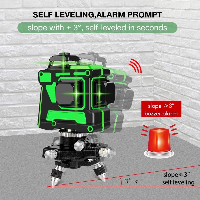 ชุดเลเซอร์ระดับพื้นแบบหมุนได้  - Laser Level Rotary บทวิจารณ์และราคา