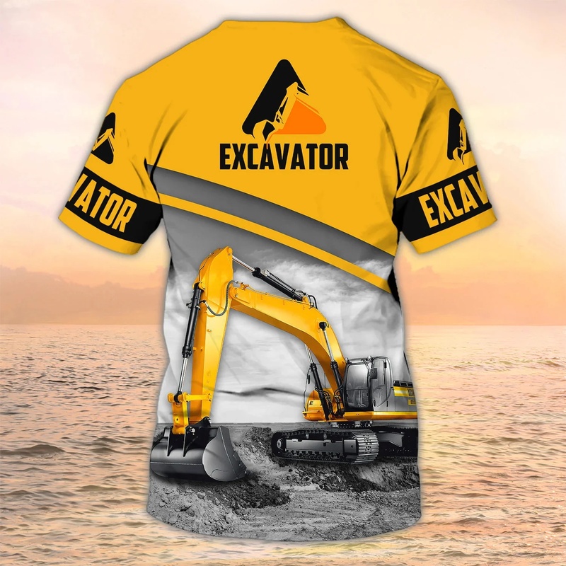 เสื้อยืดผู้ชายแฟชั่นฤดูร้อนใหม - Heavy Equipment Pictures บทวิจารณ์และราคา