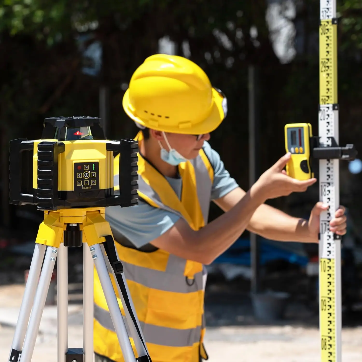 ชุดเครื่องวัดระดับด้วยเลเซอร์แ - Laser Level Rotary บทวิจารณ์และราคา