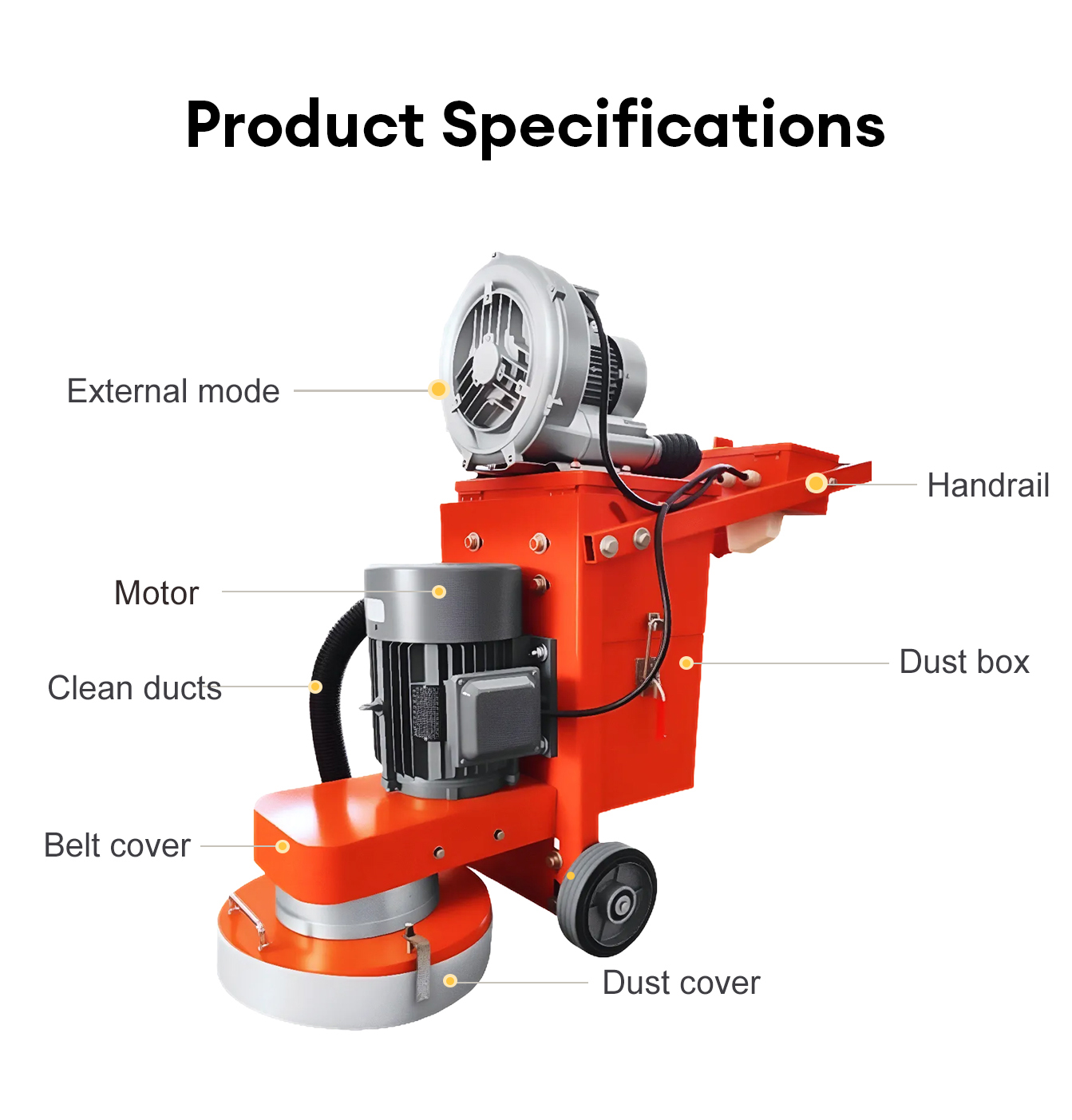 เครื่องเจียรพื้นคอนกรีตสำหรับง - Floor Grinding Machine บทวิจารณ์และราคา