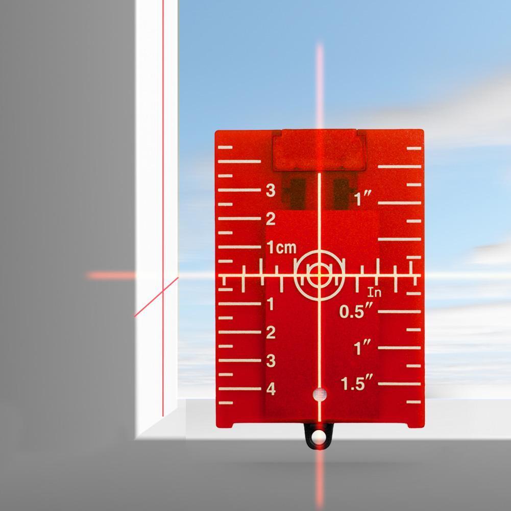 แผ่นการ์ดเป้าหมายสำหรับแผ่นเป้ - Laser Level Rotary บทวิจารณ์และราคา