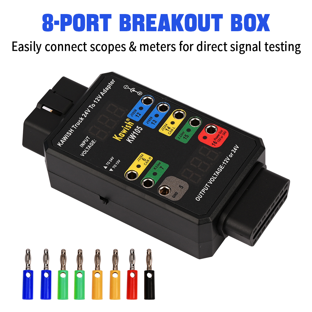 ใหม่! อะแดปเตอร์รถบรรทุก KW105 - Heavy Equipment Diagnostic Tool บทวิจารณ์และราคา