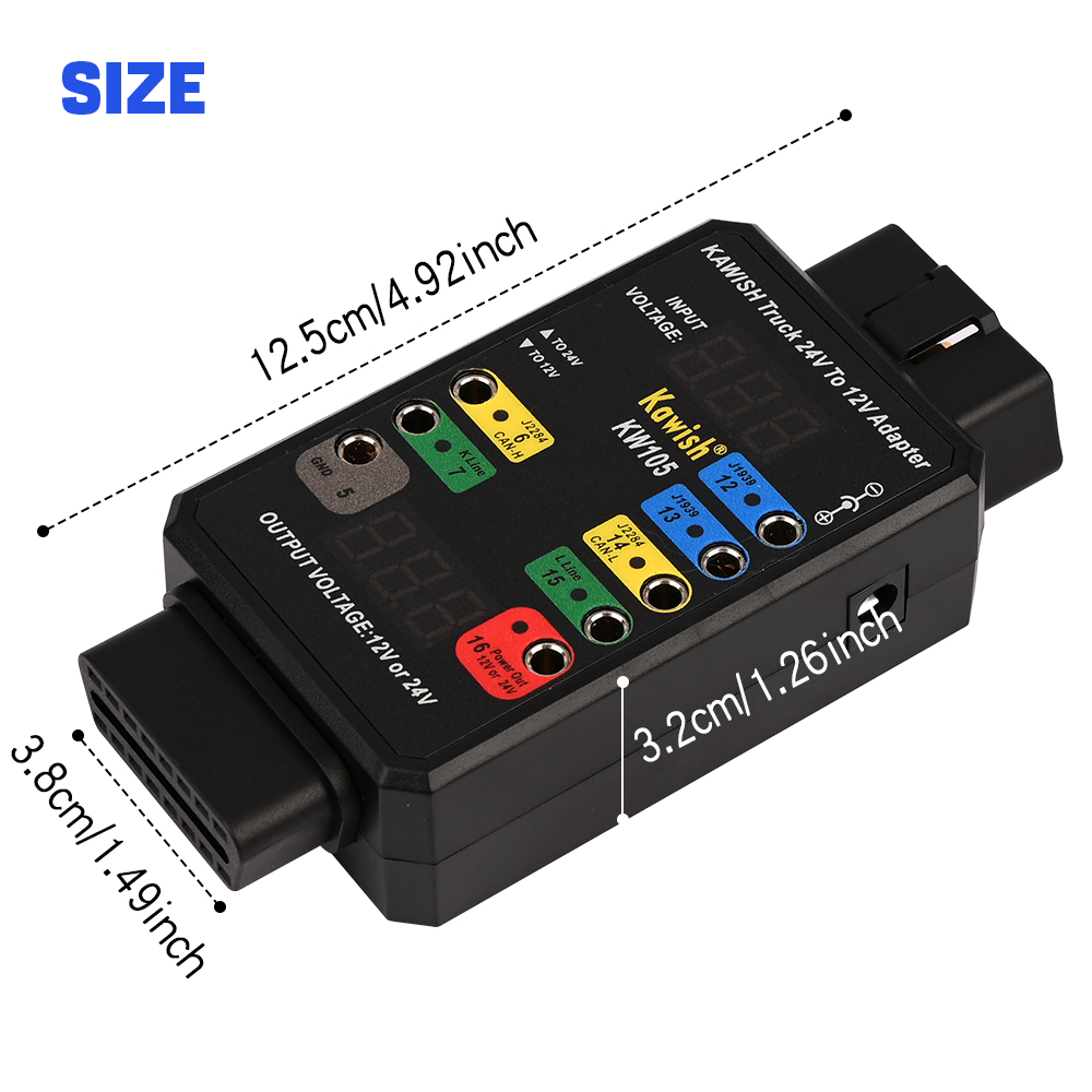 ใหม่! อะแดปเตอร์รถบรรทุก KW105 - Heavy Equipment Diagnostic Tool บทวิจารณ์และราคา